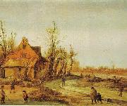 A Winter Landscape Esaias Van de Velde